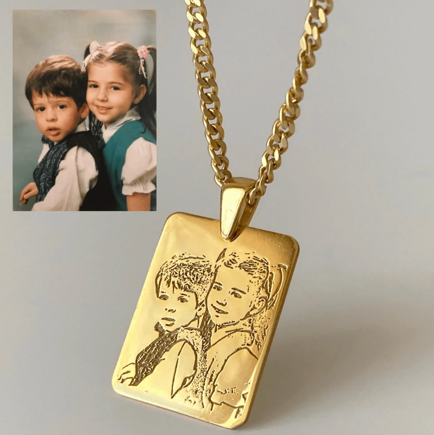 Kişiye Özel Çizim Kolye